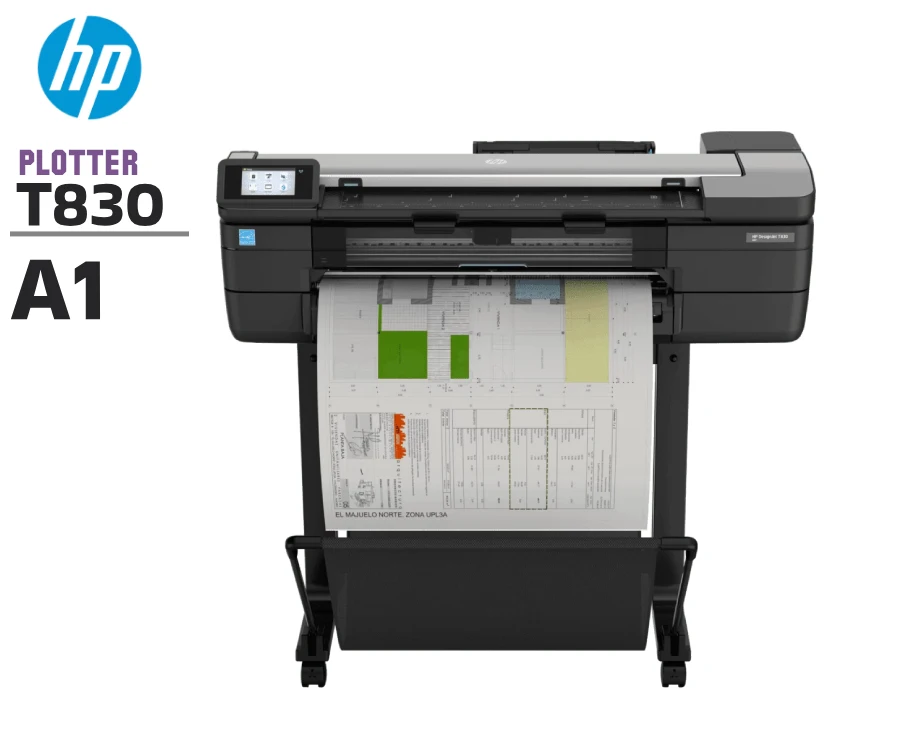PLOTTER Multif HP Designjet T830 de 24 pulgadas A1 Color